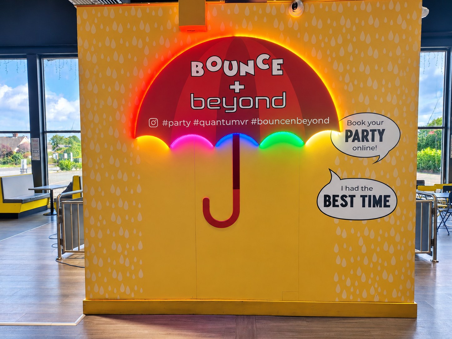 Bounce n Beyond photo wall